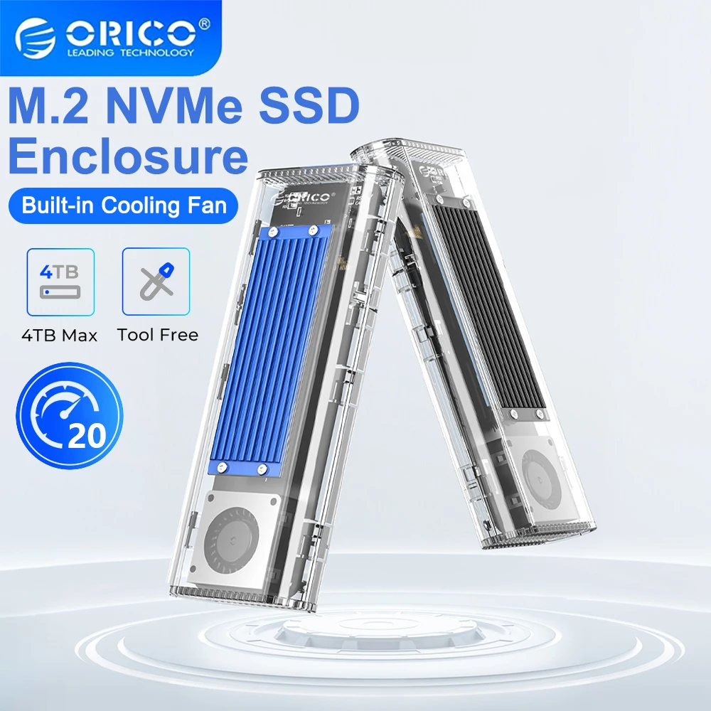 Thunderbolt 4 External Ssd 4Tb - ORICO 20Gbps M.2 NVMe SSD boîtier